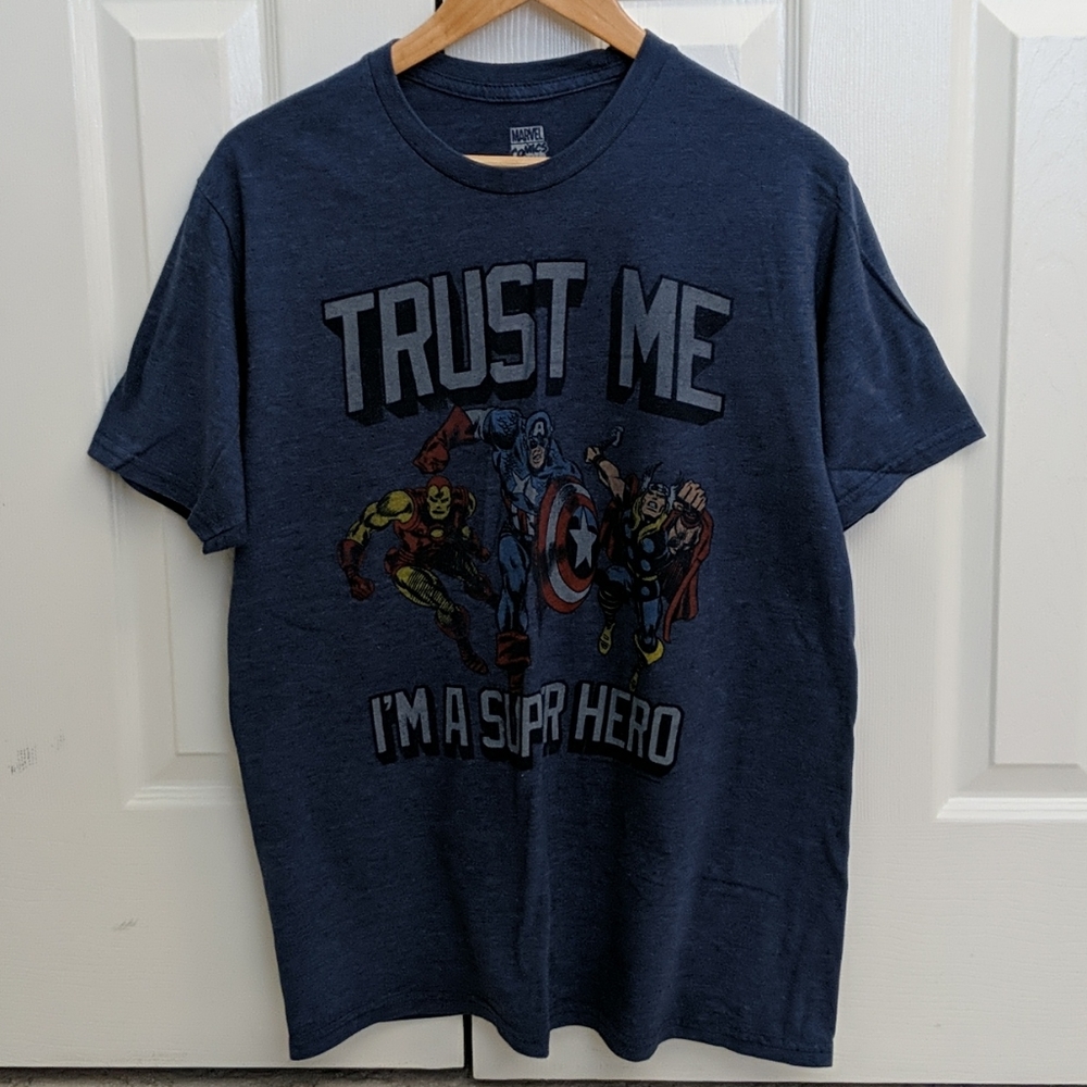 Blue Marvel Comics T-shirt